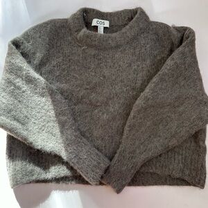 COS wool cropped sweater
